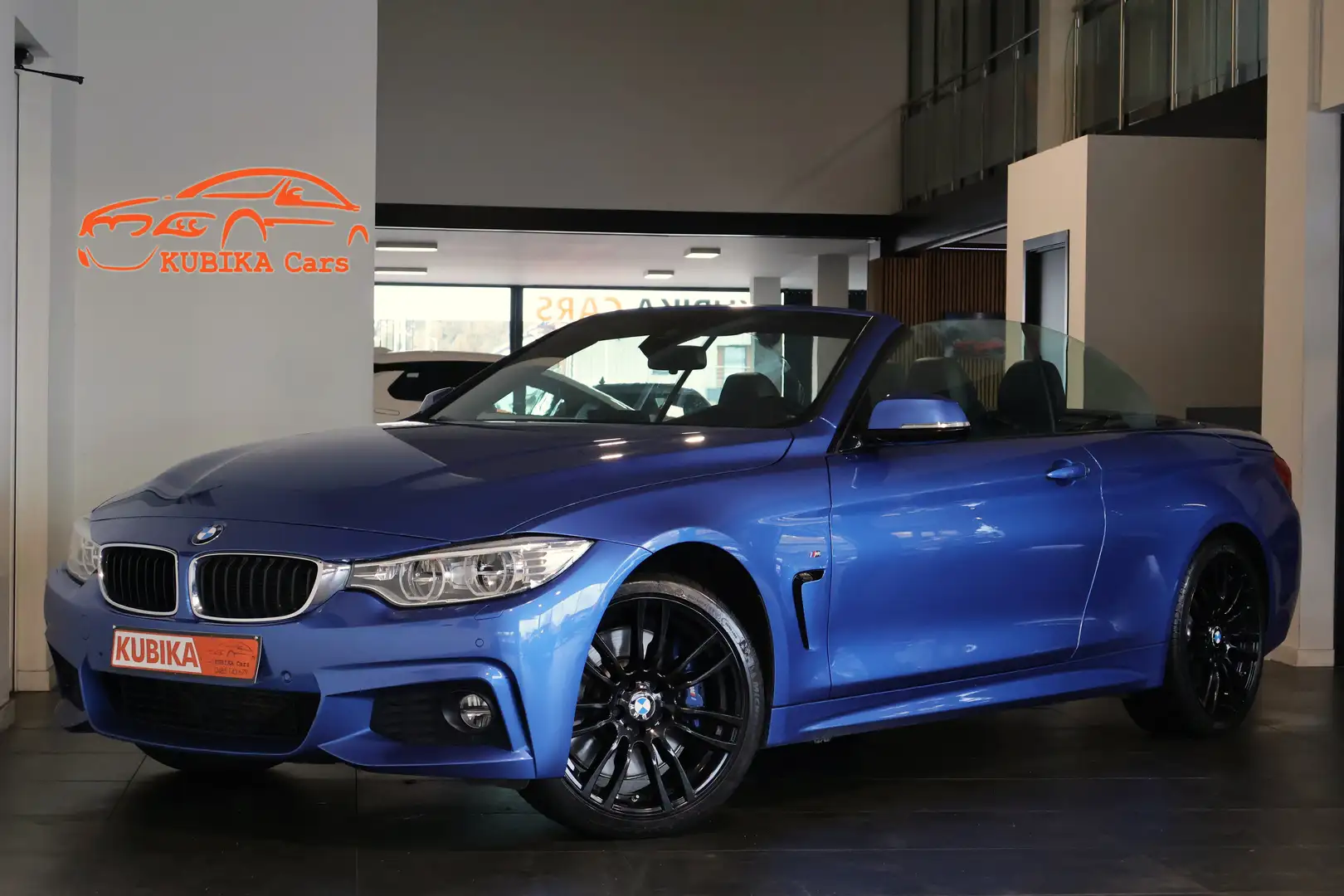 BMW 428 428i Cabrio Sport-Aut. M-Pack LijnA Head-Up 12M* Blauw - 1
