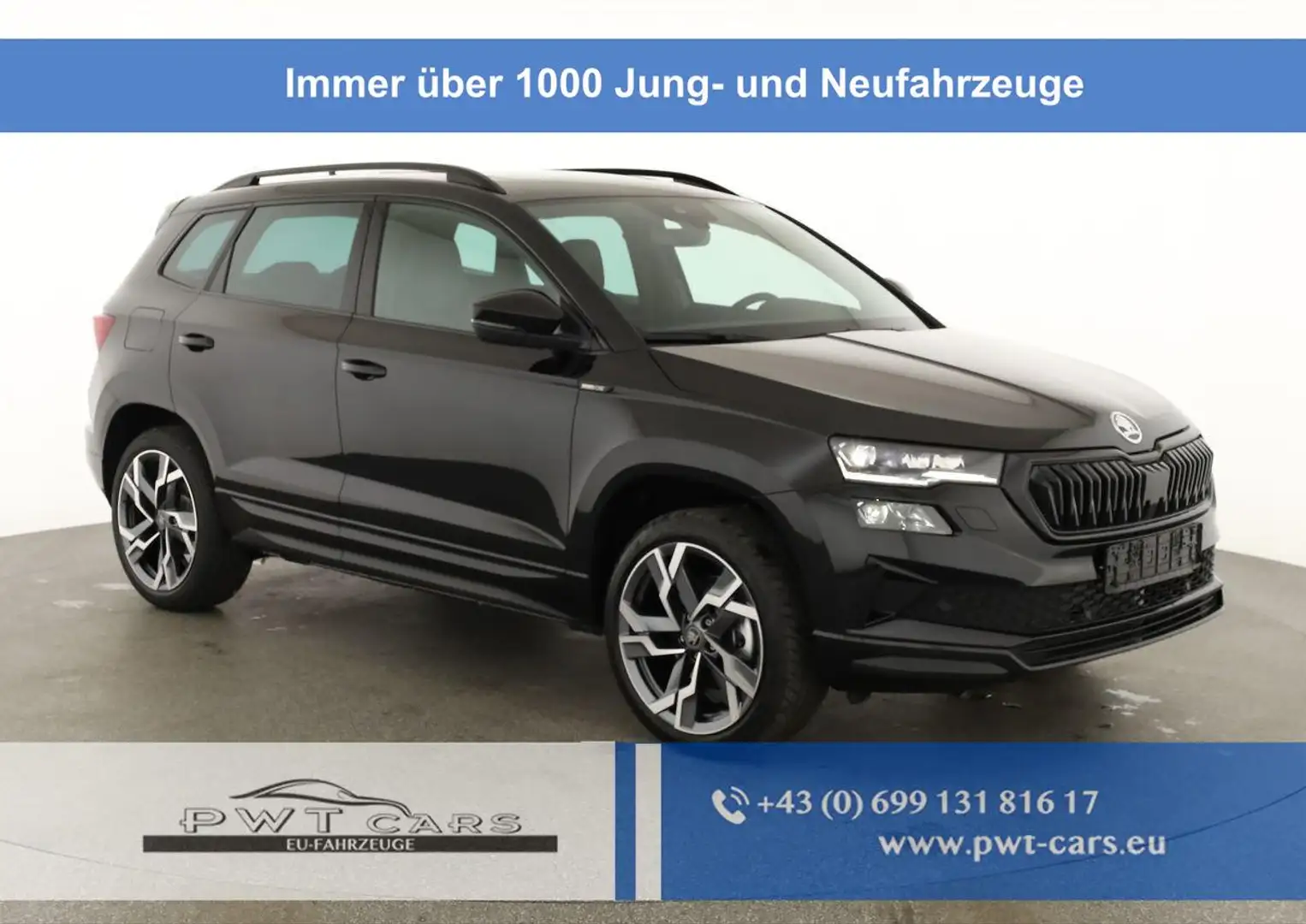 Skoda Karoq Sportline 4x4 2.0 TSI DSG Sportline, Pano, AHK,... Schwarz - 1