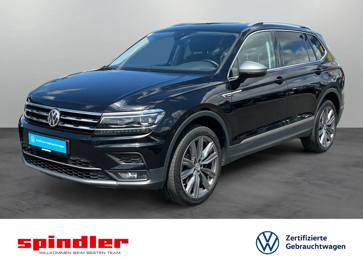 Volkswagen Tiguan Allspace Highline 2.0TDI 4M DSG/ Pano,AHK Schwarz - 1