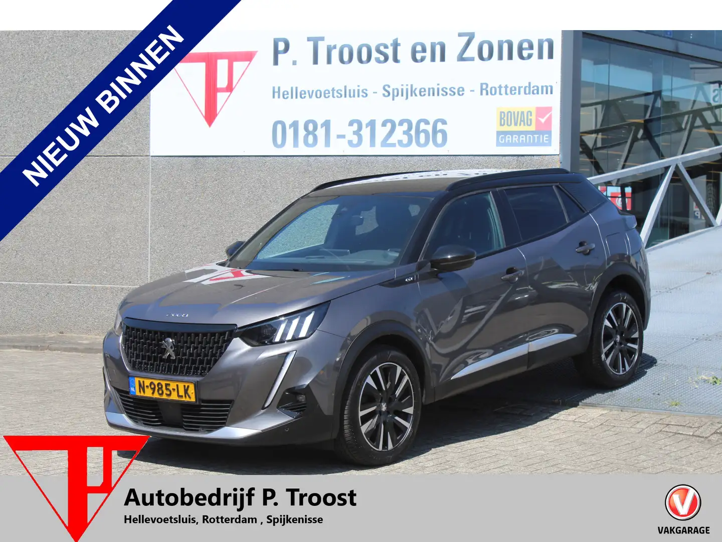 Peugeot 2008 1.2 PureTech GT *Automaat*Navigatie/3D virtual coc Grijs - 1