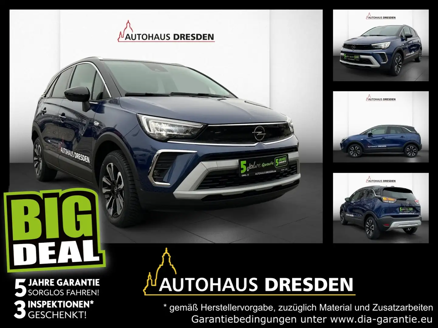 Opel Crossland Elegance *LED*DAB*WPK*KlimaA 2Z.* Blu/Azzurro - 1