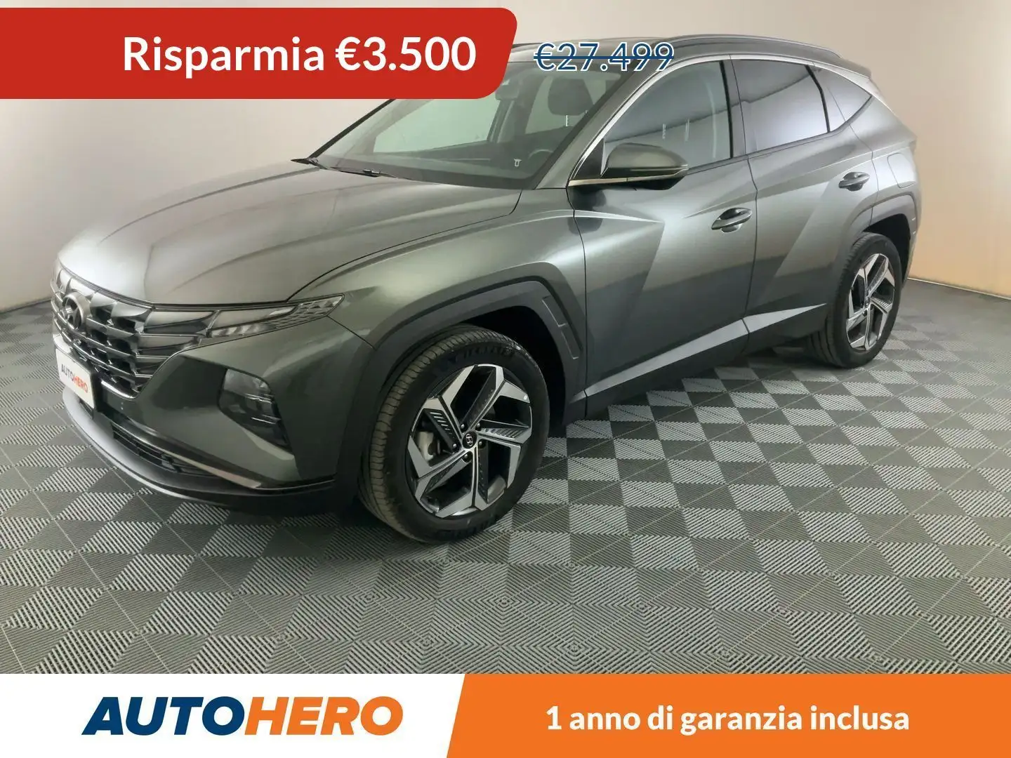 Hyundai TUCSON 1.6 T-GDI Hybrid Exellence aut. FHEV Grigio - 1