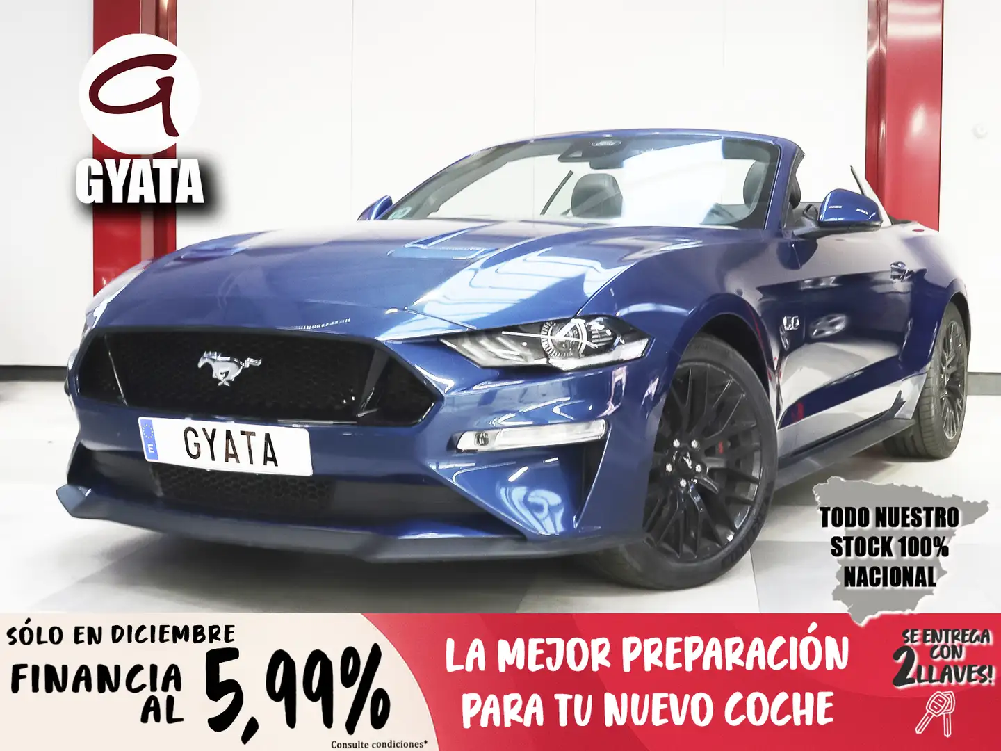 Ford Mustang Convertible 5.0 Ti-VCT GT Aut. Azul - 1