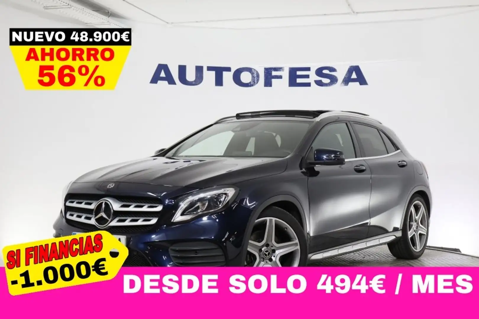 Mercedes-Benz GLA 45 AMG D LINE 177cv AUTO 5P # TECHO ELE PANORAMICO, NAVY Černá - 1