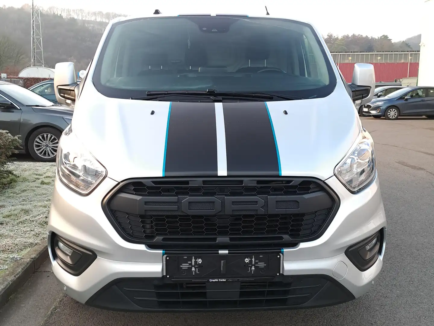 Ford Transit Custom 2.0 TDCi L2H1 Limited S/S (EU6.2) Argent - 2