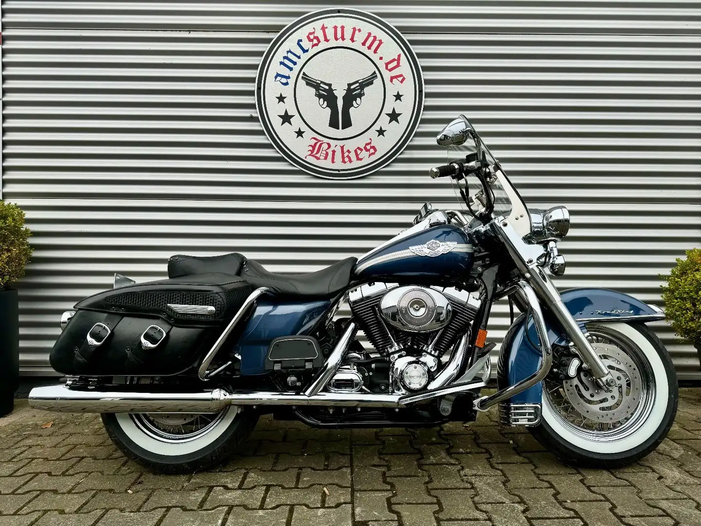 Harley-Davidson FLHRI Road King 100th Anniversary Bleu - 1