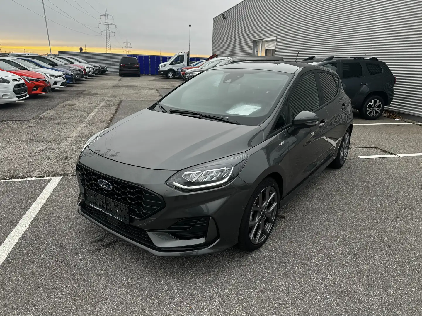 Ford Fiesta ST-Line 1,0 EcoBoost Gris - 1