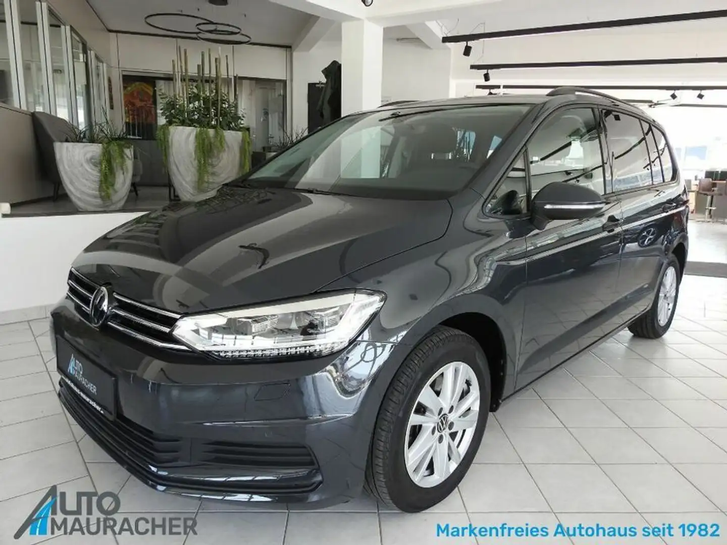 Volkswagen Touran 1,5 TSI ACT CL DSG*LED*AHK*ACC*7-SITZE* Gris - 1