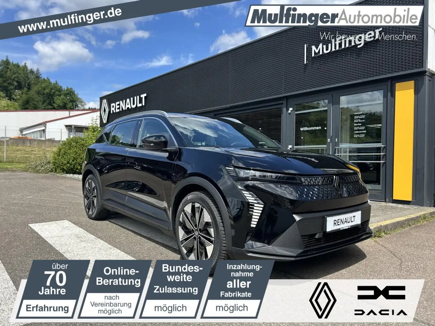 Renault Scenic E-TECH 100% ele Evolution Comfort-Range 170 Schwarz - 1