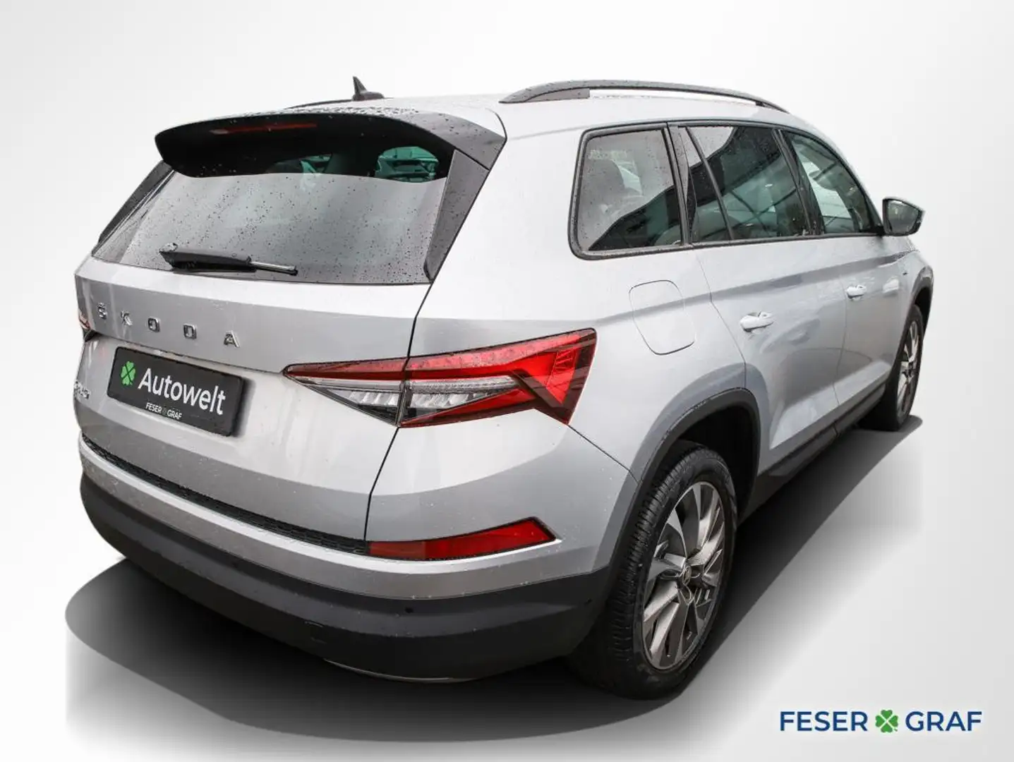 Skoda Kodiaq 2.0 TDI Clever DSG 7Si. ACC AHK Navi RüKa Silber - 2