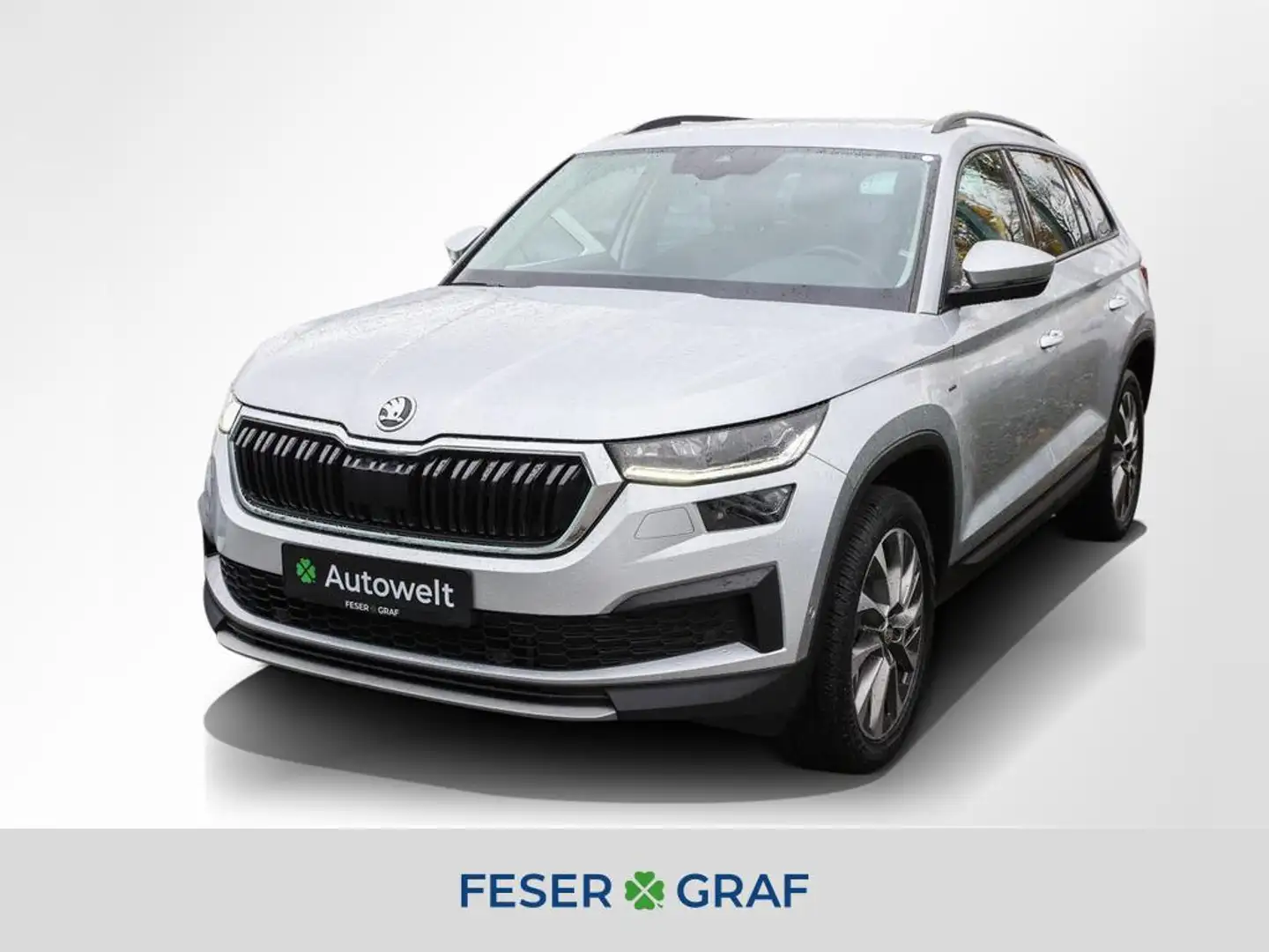 Skoda Kodiaq 2.0 TDI Clever DSG 7Si. ACC AHK Navi RüKa Plateado - 1