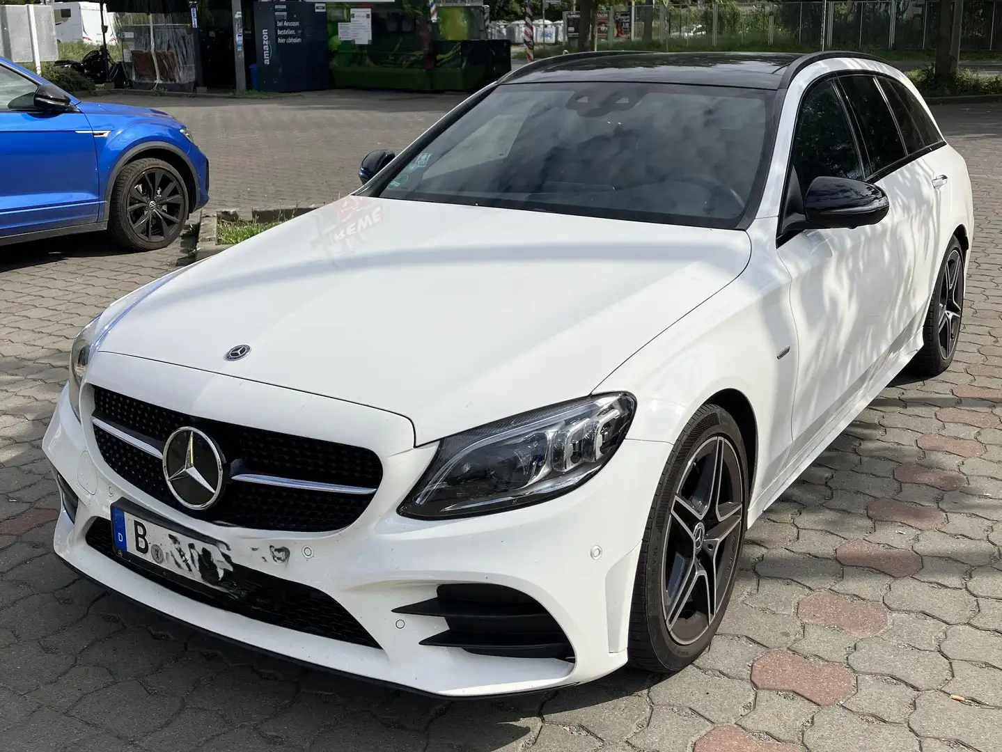Mercedes-Benz C 220 C-Klasse T-Modell Diesel d T 9G-TRONIC AMG Line Weiß - 1