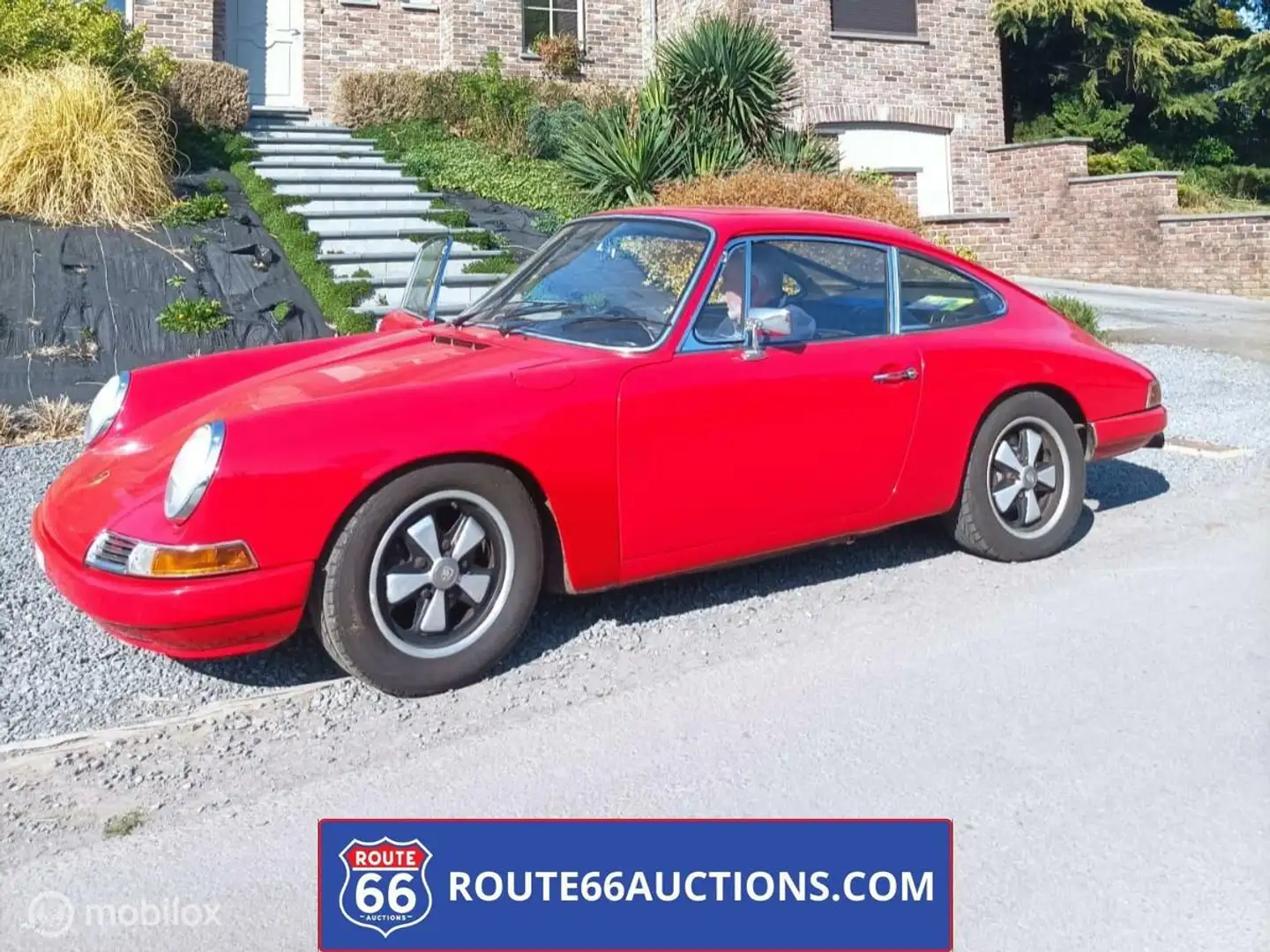 Porsche 912 Coupé 1964 | Route 66 Auctions Piros - 1