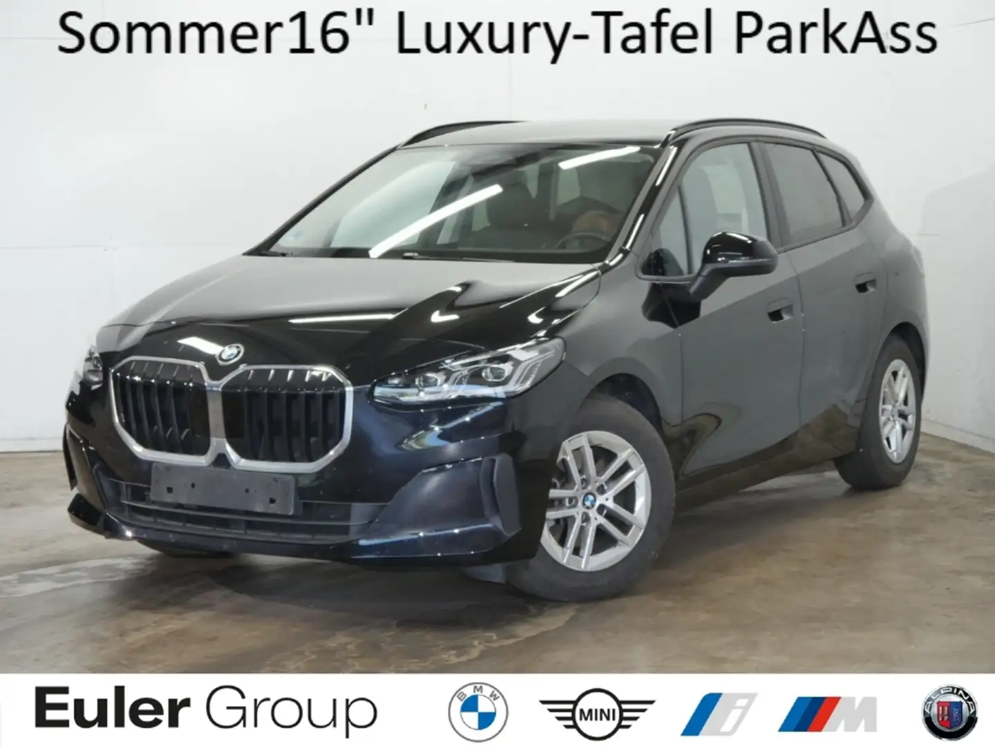 BMW 218 Active Tourer i Sommer16'' Luxury-Tafel Komf AdLED Schwarz - 1