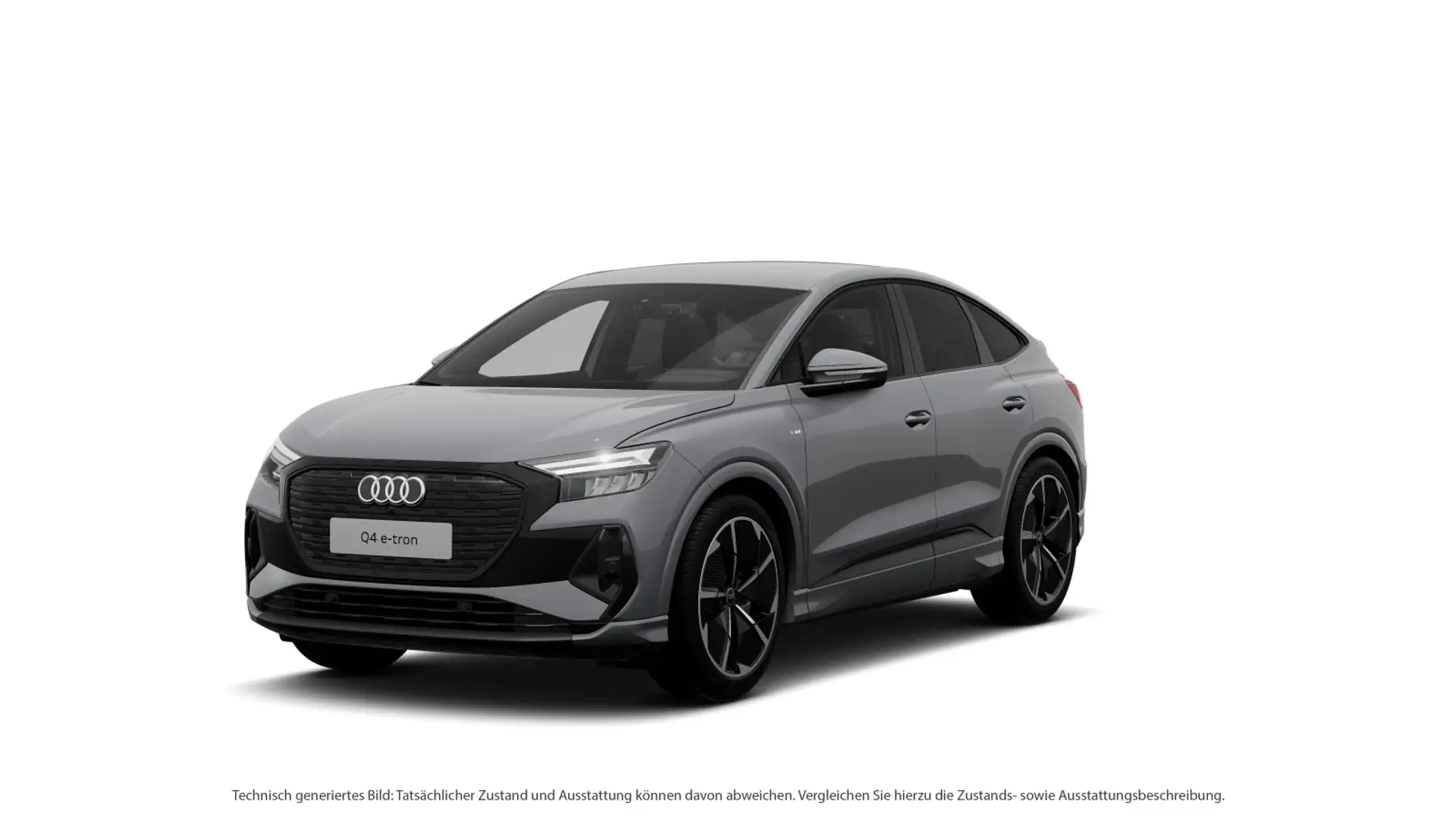 Audi Q4 e-tron 50 Sportback quattro Grau - 2