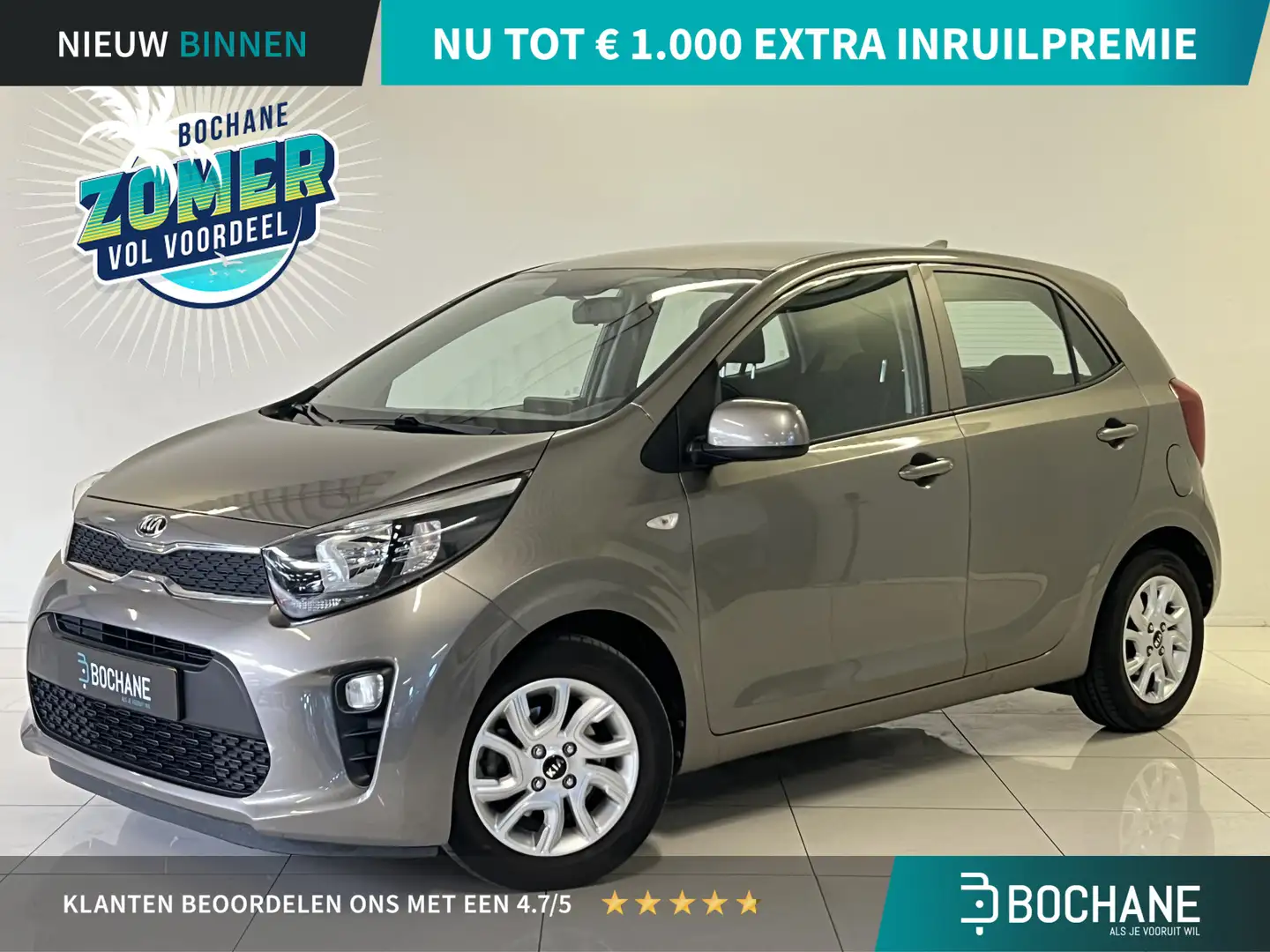 Kia Picanto 1.0 MPi DynamicPlusLine | Navigatie | Achteruitrij Gris - 1