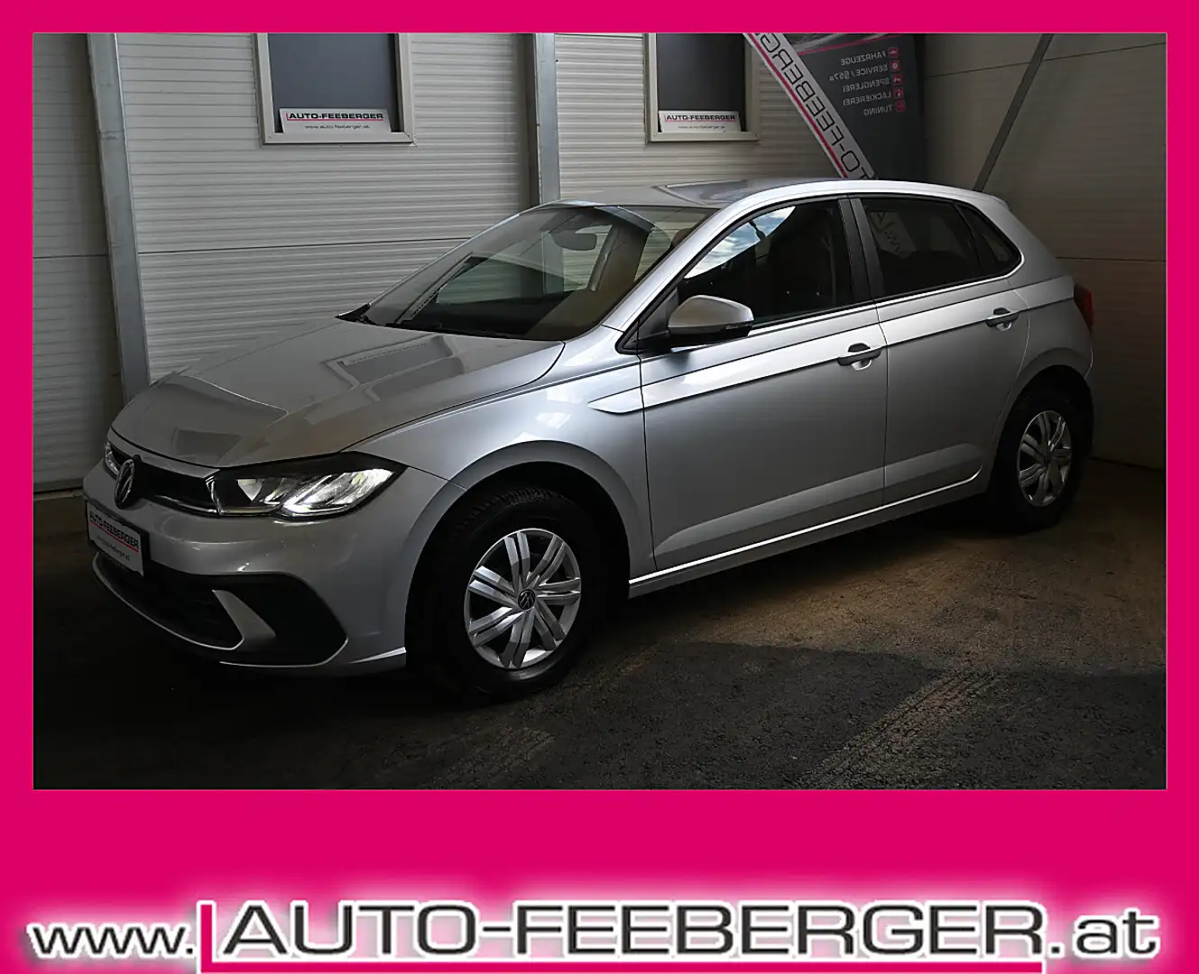 Volkswagen Polo 1,0 TSI; LED, Spurhalte, Tempomat, Bluetooth, 8... Silber - 1