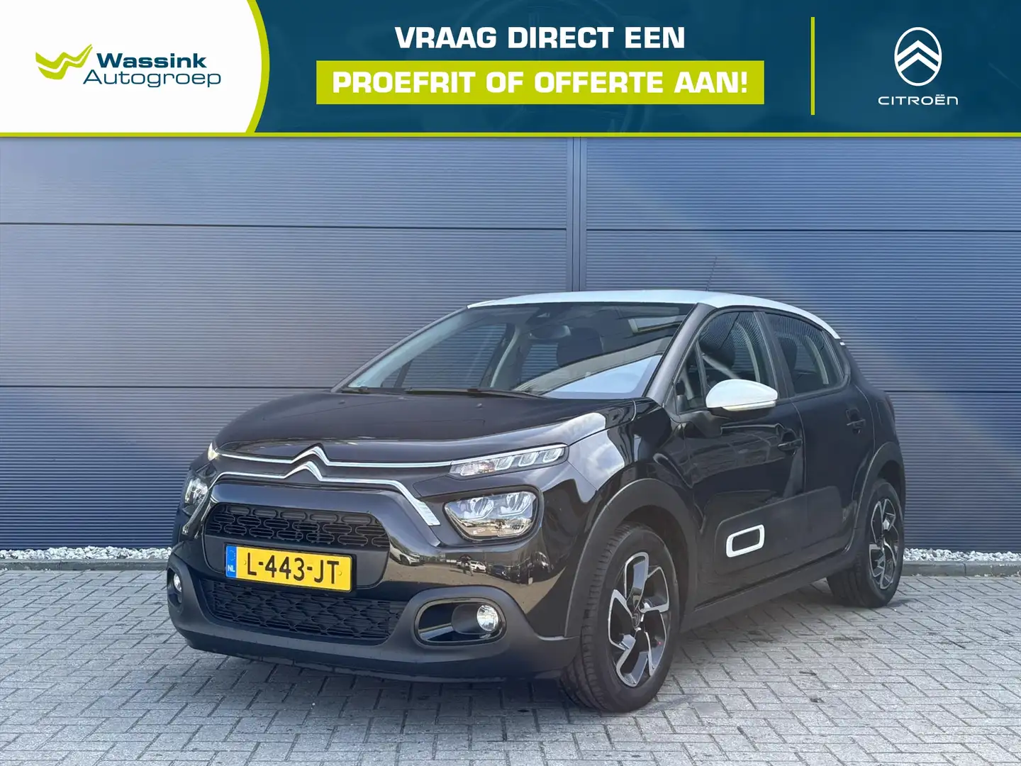 Citroen C3 1.2 PureTech 83pk Business | Navigatie | Climate C Zwart - 1