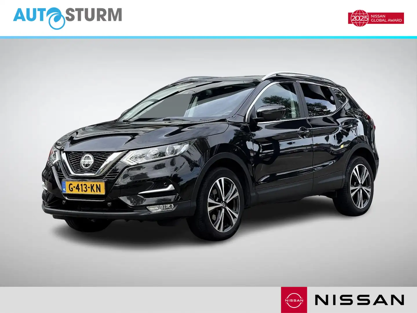 Nissan Qashqai 1.3 DIG-T N-Connecta Design Pack, Trekhaak! Noir - 1