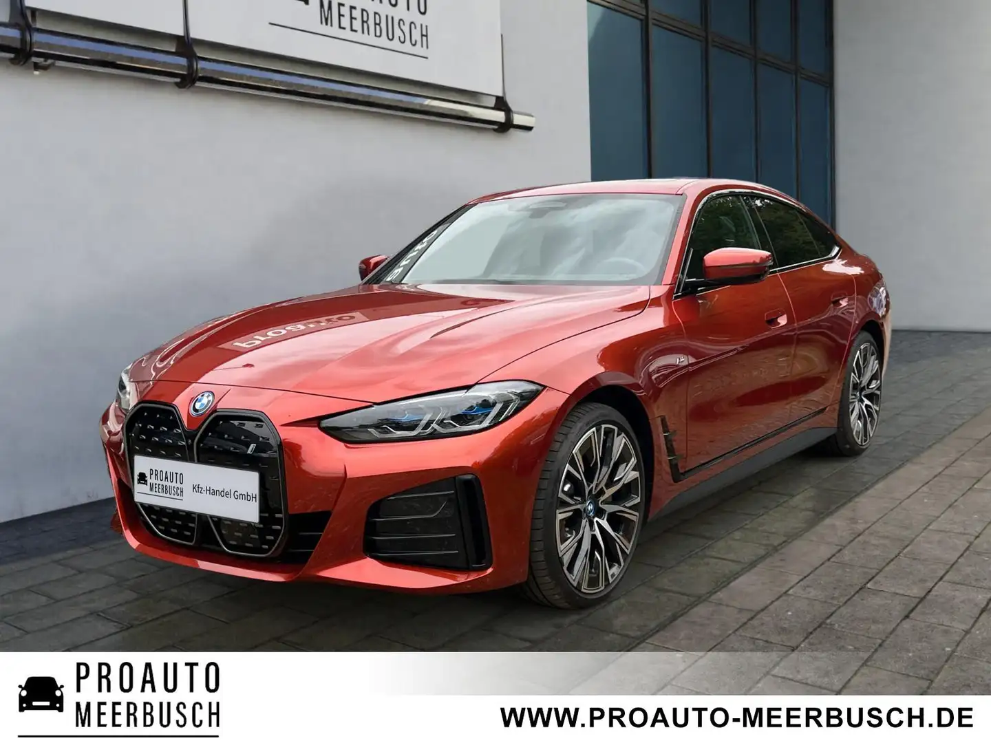 BMW i4 35 eDrive M Sport AHK/LASER/MMRY/GLASDACH/360° Orange - 1