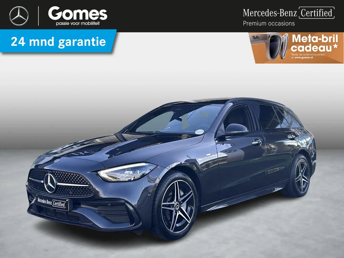 Mercedes-Benz C 300 Estate e Business Solution AMG Grijs - 1