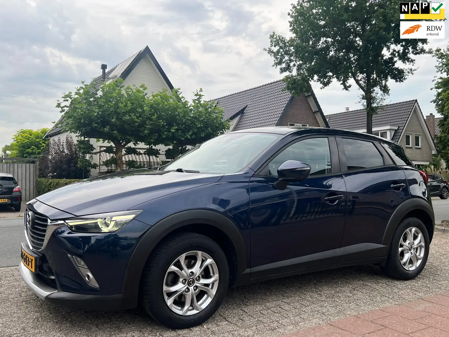 Mazda CX-3 2.0 SkyActiv-G 120 TS+ Dealerauto NAP. Blauw - 1