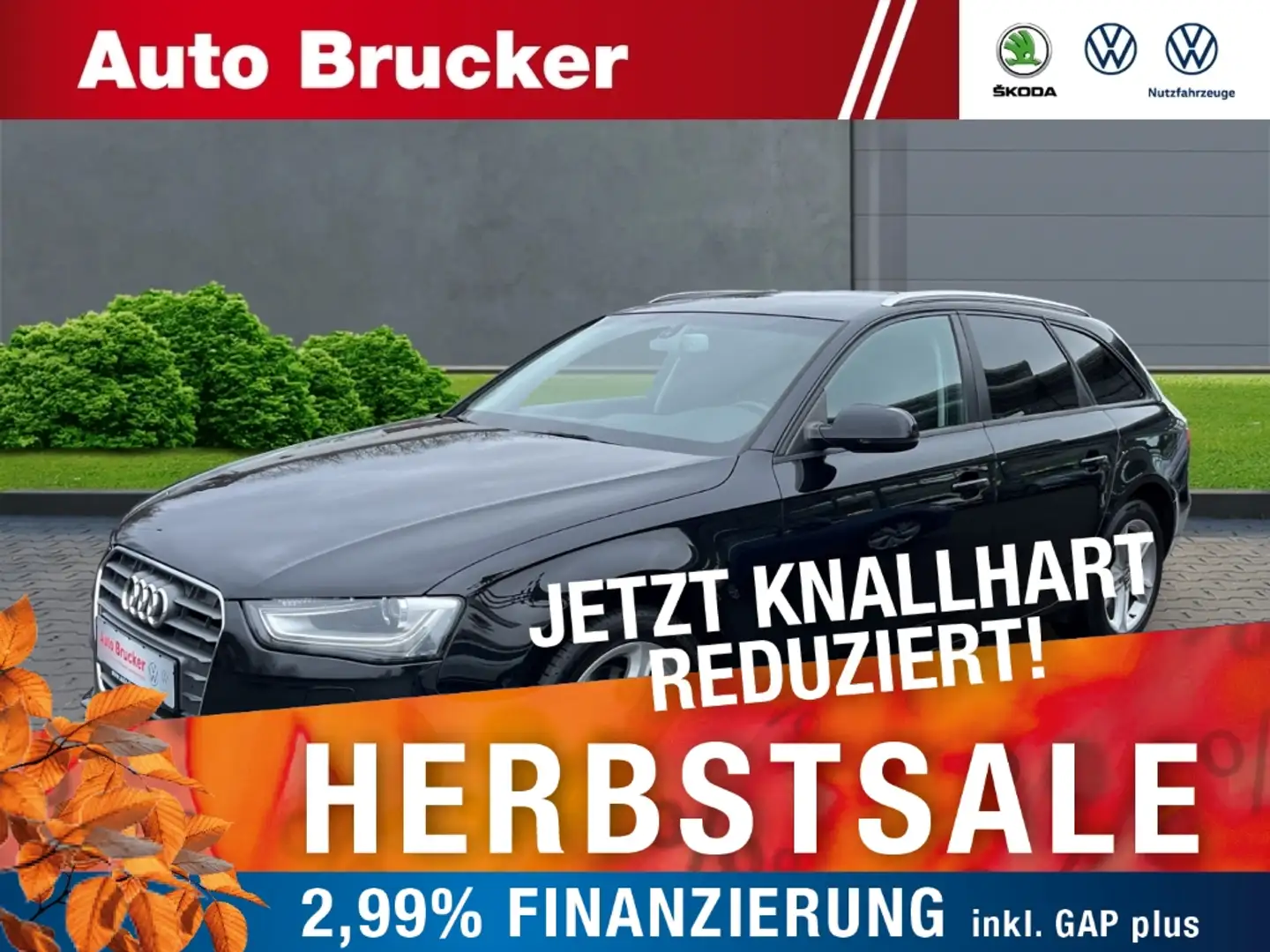 Audi A4 Avant Ambition 2.0 TDI+DSG+AHK+Xenon+Navi+Klimaaut Zwart - 1