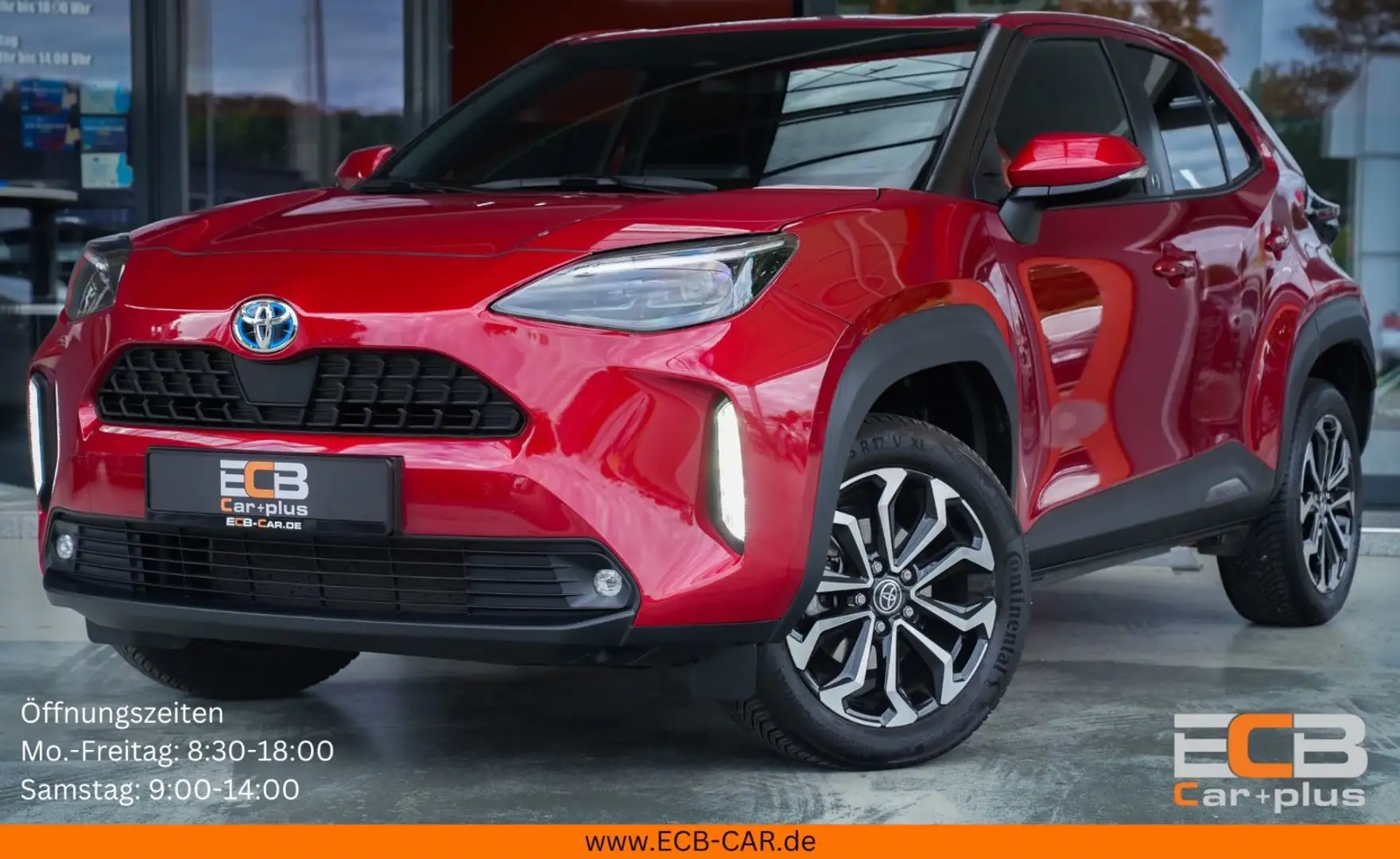 Toyota Yaris Cross Hybrid *Klimaaut./Temp./TÜV 06/26* Rojo - 1