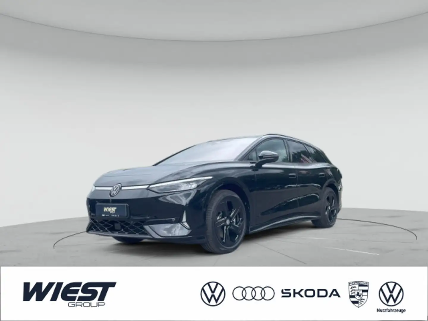 Volkswagen ID.7 GTX Tourer 4MOTION *Pano*AHK*WKR*HUD*Wärmep Schwarz - 1