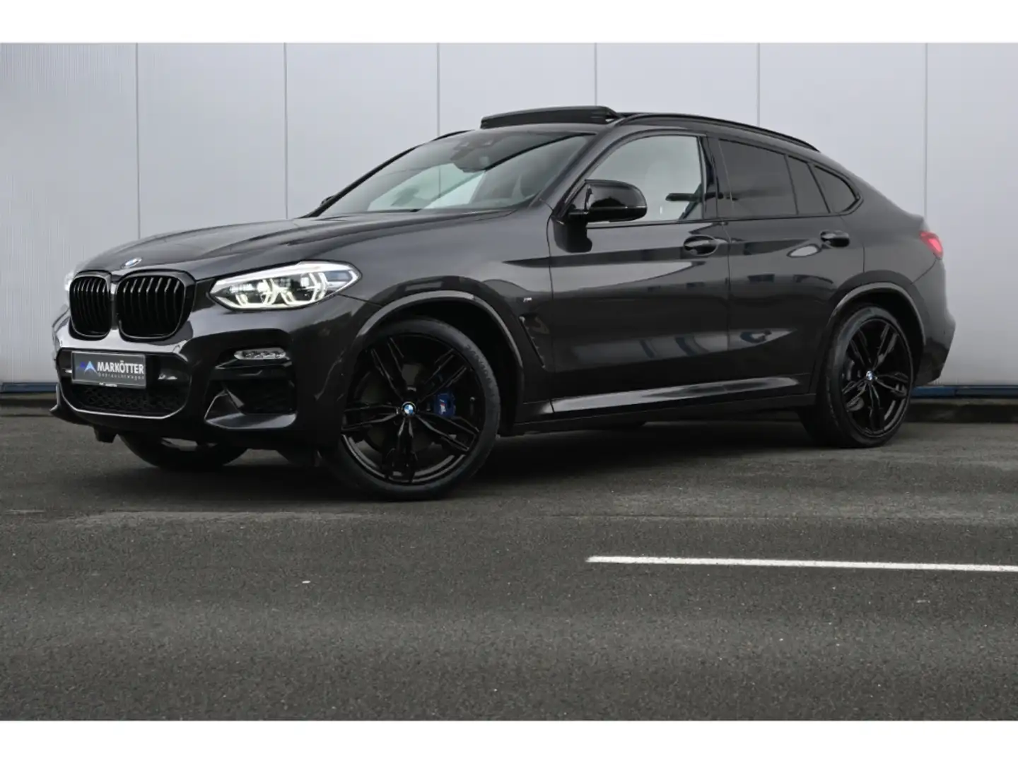 BMW X4 M40d/21''/AHK/H&K/HuD/H&R-V3/S-Dach/Memory Grau - 1