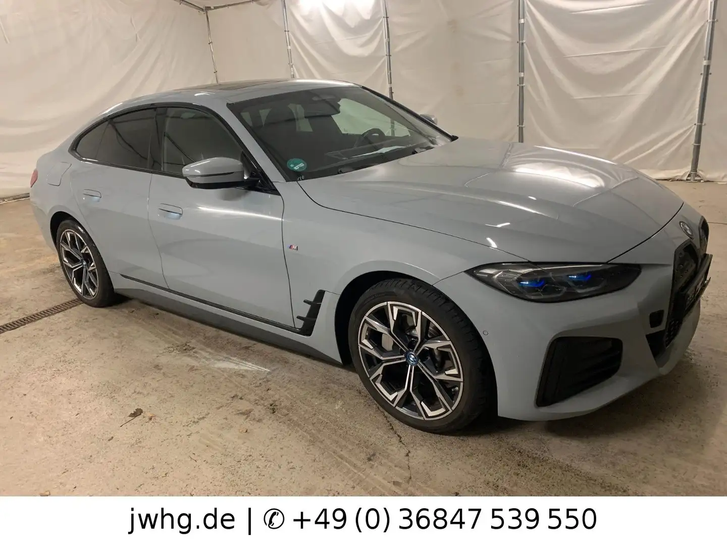 BMW i4 GC 40e M Sport Laser 19"DrivingPro Glasd 360k Gris - 2