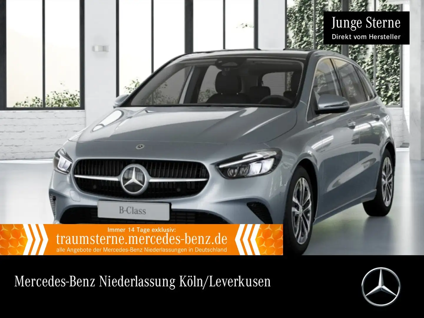 Mercedes-Benz B 250 4M PROGRESSIVE+PANO+AHK+LED+STHZG+KAMERA+8G Silber - 1