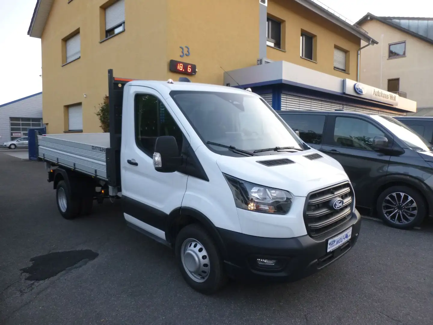 Ford Transit L2 Kipper Zwillingsbereifung Heckantrieb Blanc - 1