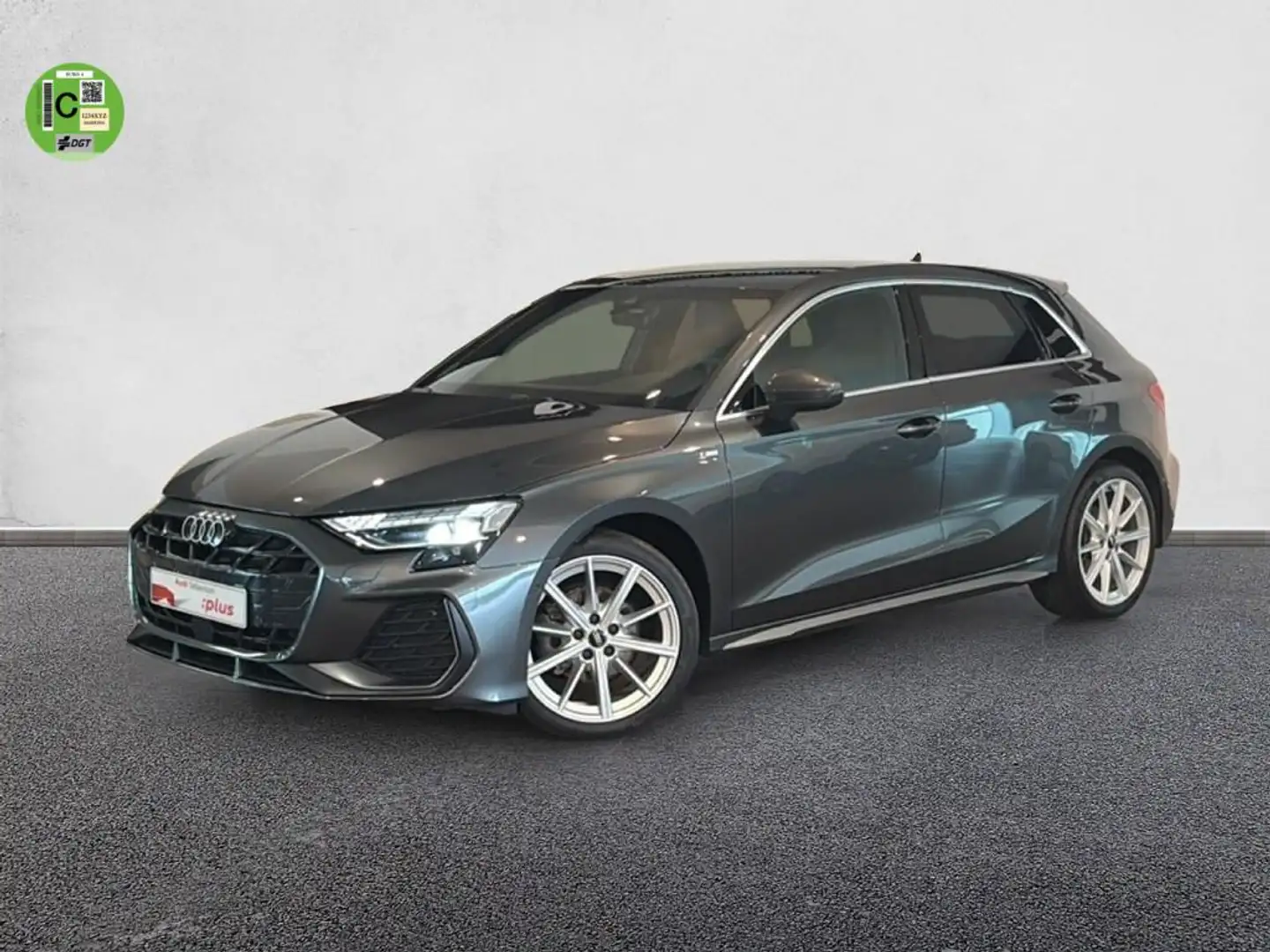 Audi A3 Sportback TDI S line S tronic 110kW Gris - 1