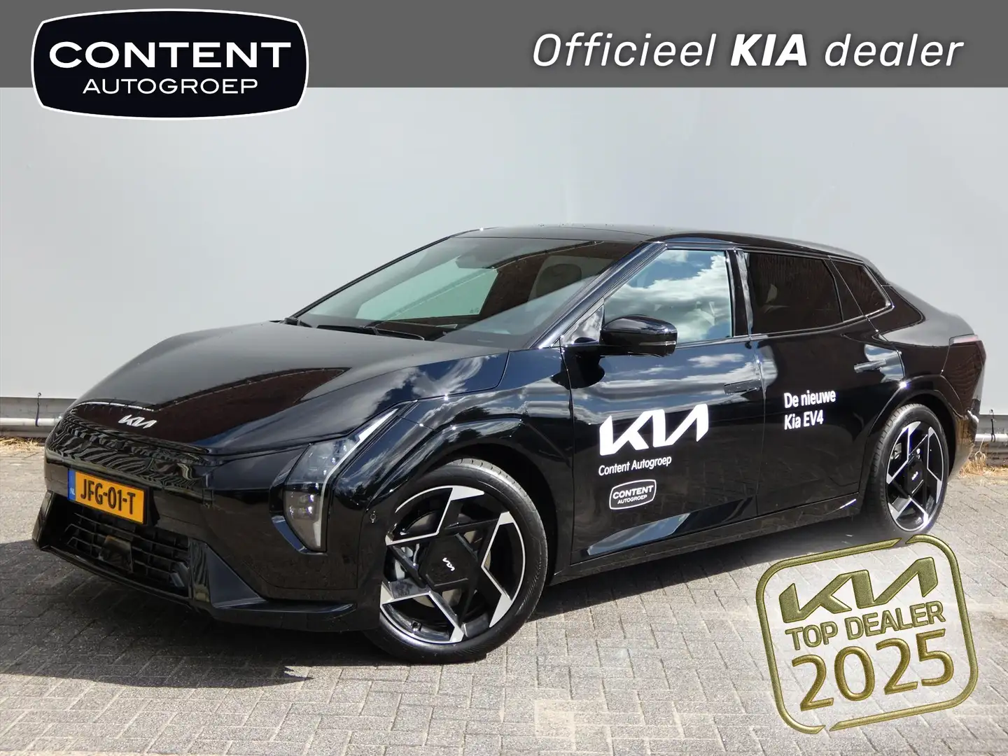 Kia EV4 Fastback 81,4 kWh 204PK GT-PlusLine Noir - 1
