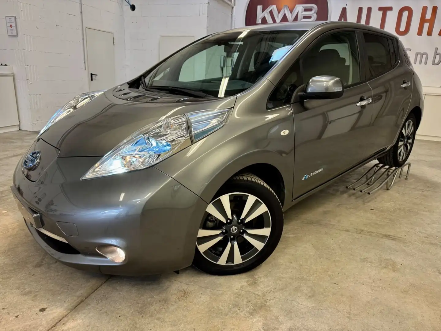 Nissan Leaf Tekna 30kwh Leder Navi 360°Kamera Grau - 1