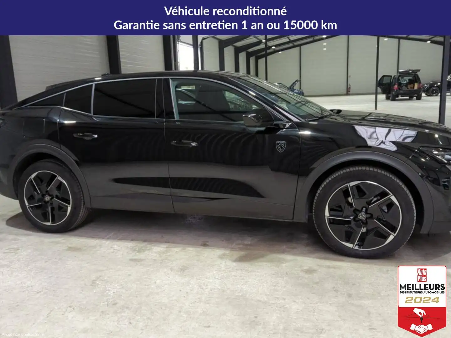 Peugeot 408 PURETECH 130 CH S\u0026S EAT8 GT + CAMERA 360 + ALARME ANTIVOL Zwart - 2