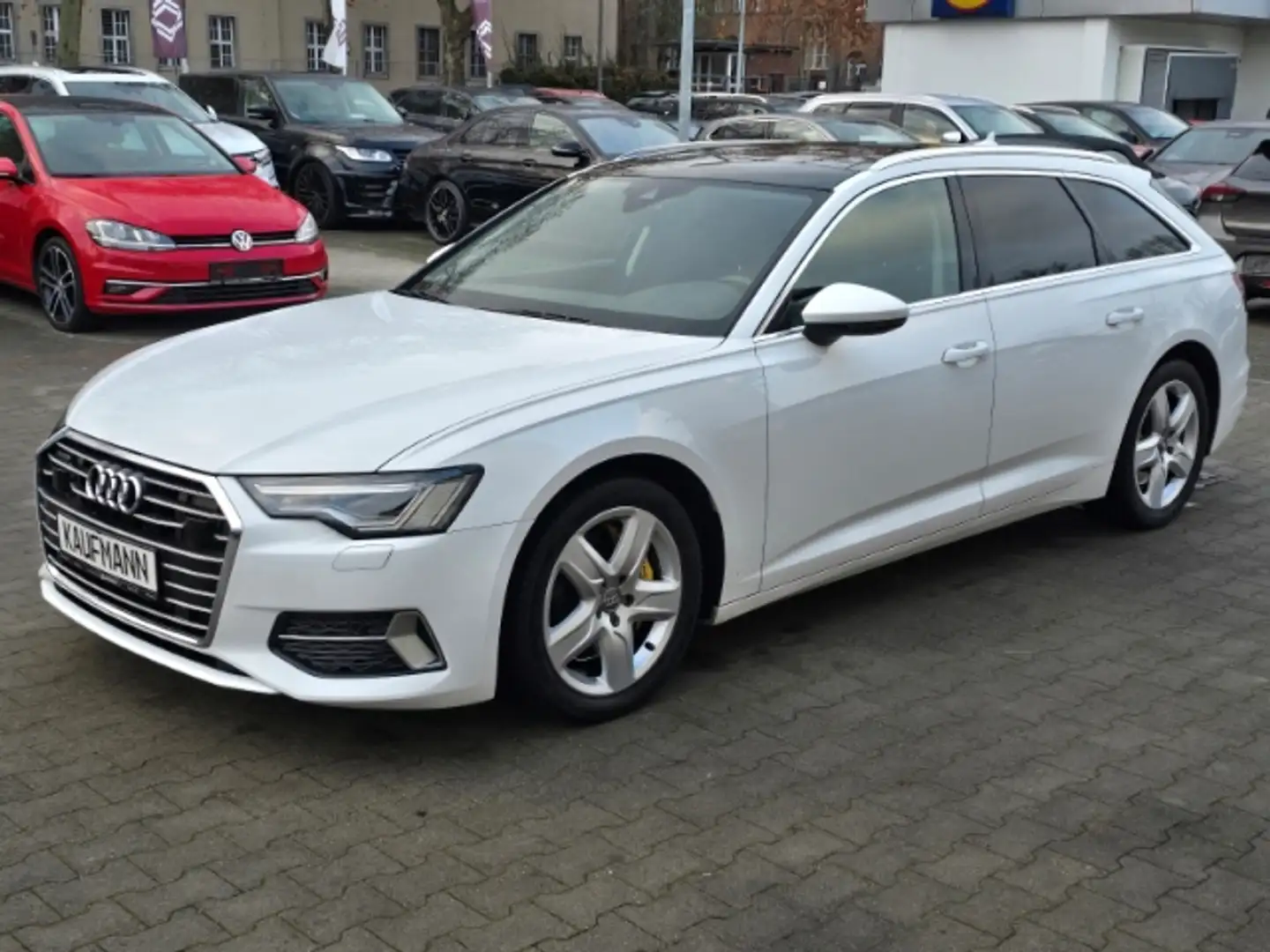 Audi A6 Avant 50 TDI quattro sport Blanc - 1
