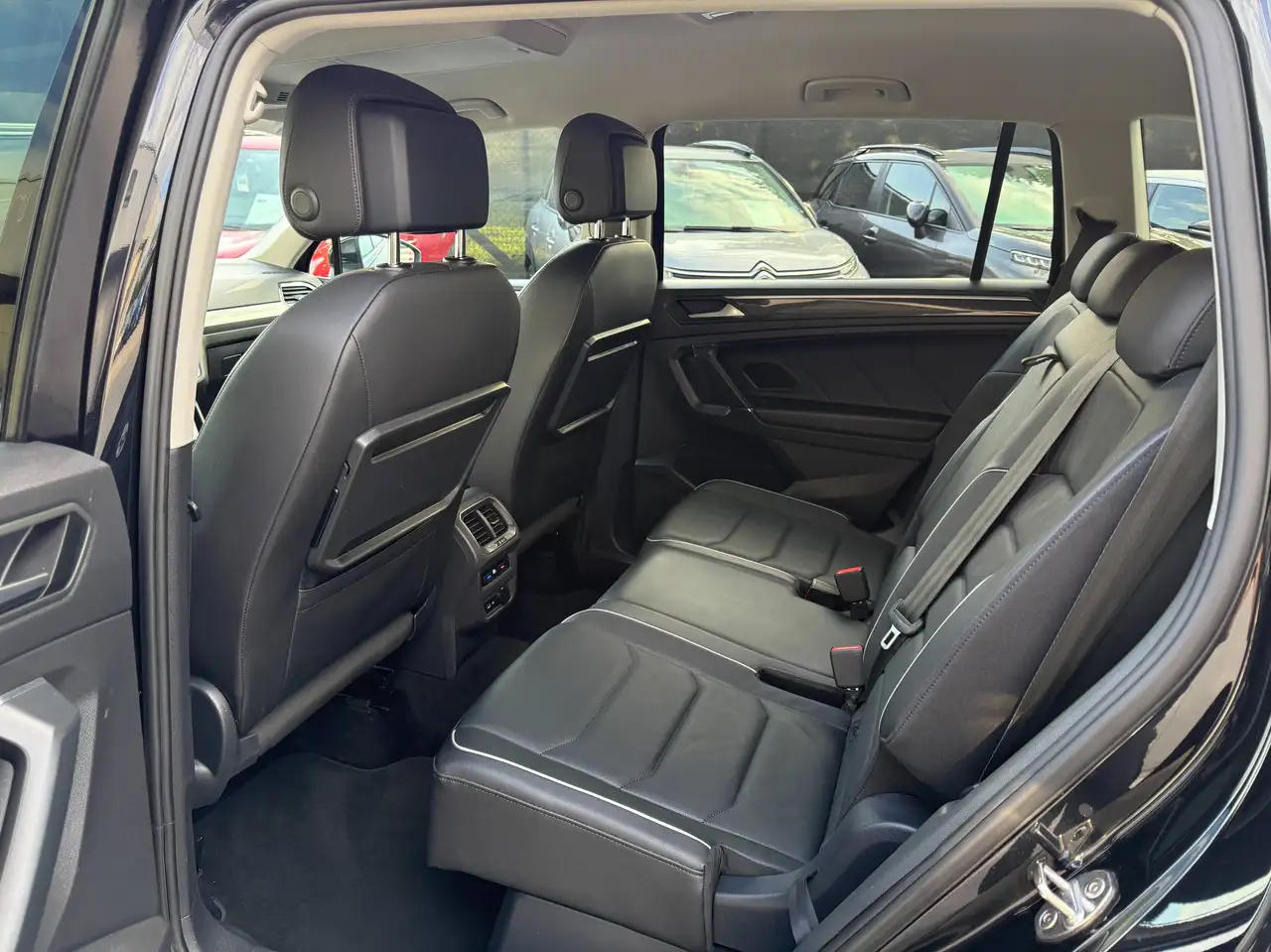 Volkswagen Tiguan Allspace 1.5 TSI 7 ZETELS NAVIGATIE ZWART LEDER CARPLAY DAB PDC ALU, миниатюра 14