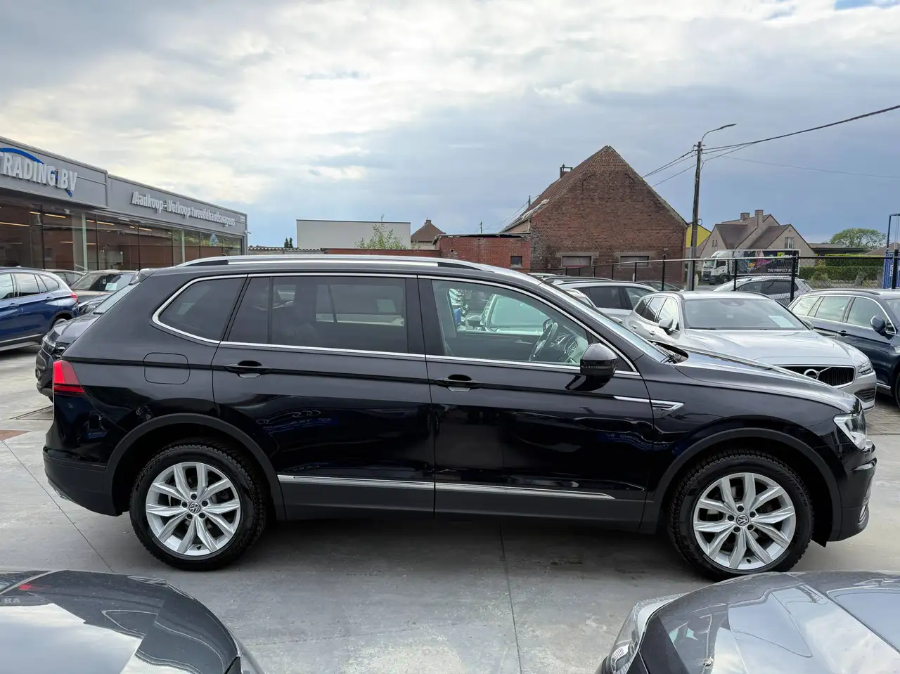 Volkswagen Tiguan Allspace 1.5 TSI 7 ZETELS NAVIGATIE ZWART LEDER CARPLAY DAB PDC ALU, миниатюра 4