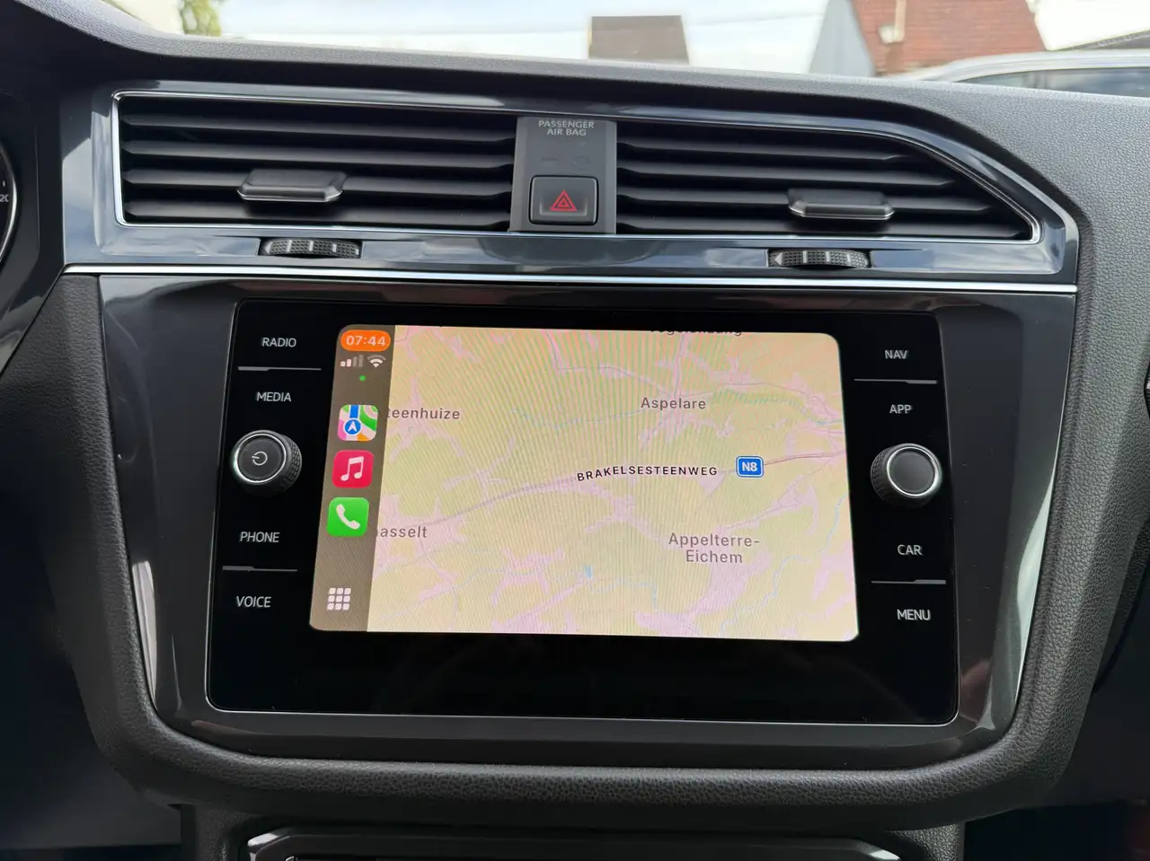 Volkswagen Tiguan Allspace 1.5 TSI 7 ZETELS NAVIGATIE ZWART LEDER CARPLAY DAB PDC ALU, миниатюра 26
