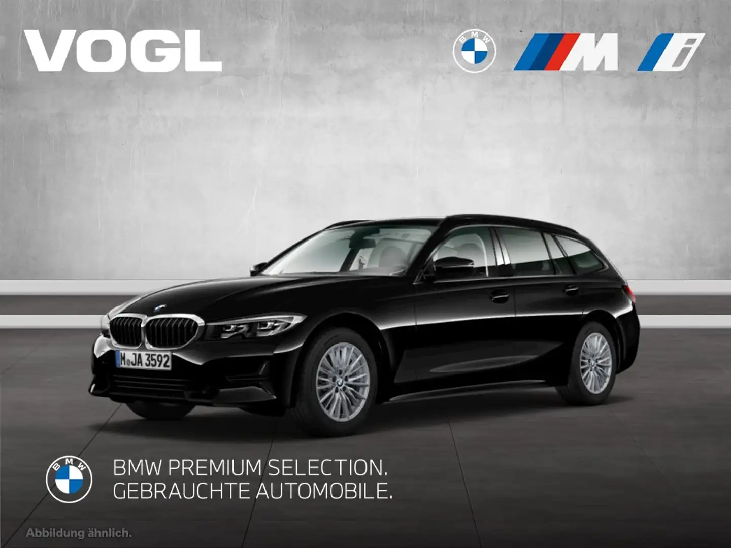 BMW 318 d Touring Zwart - 1