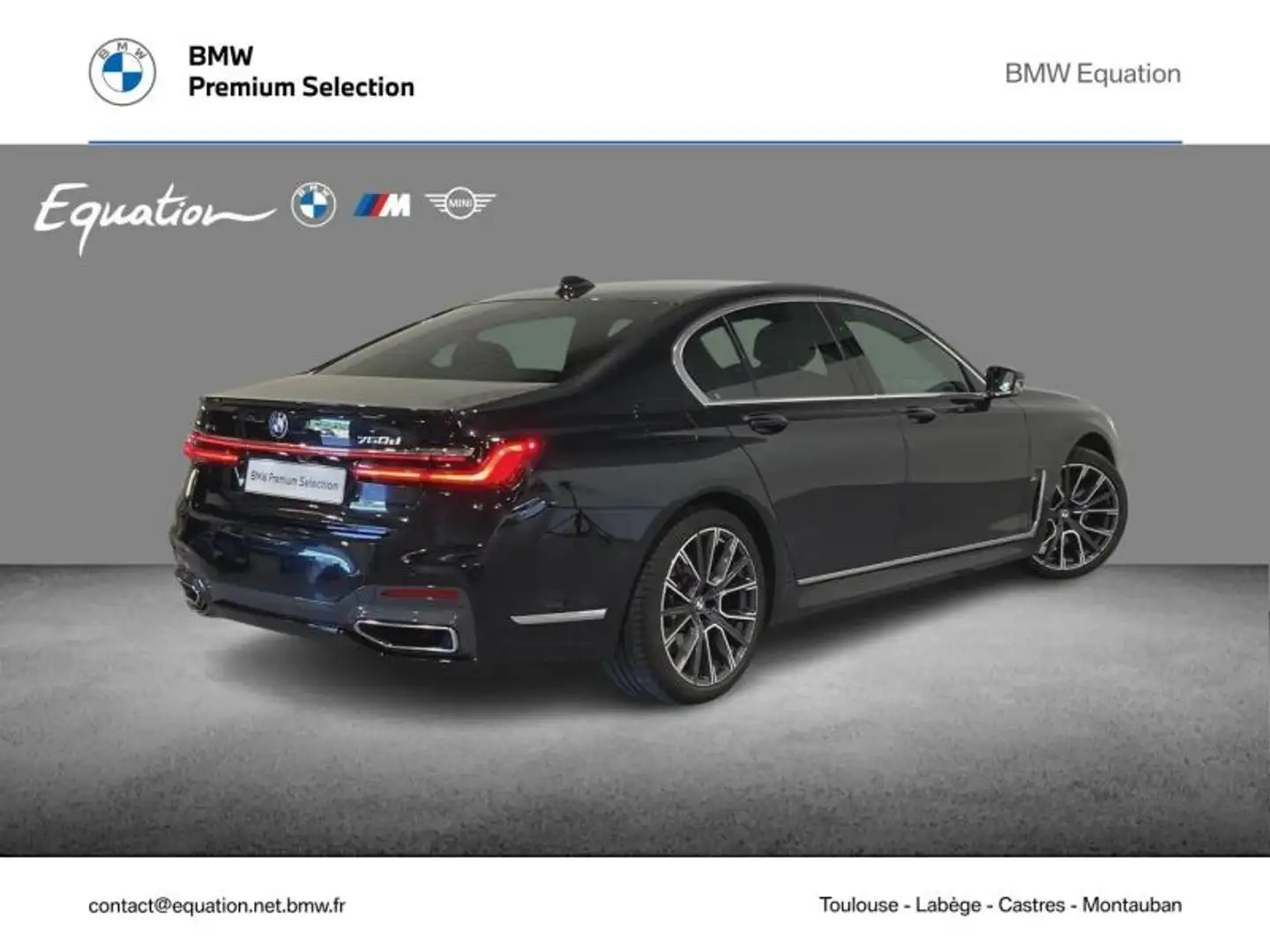 BMW 750 750dA xDrive 400ch M Sport Noir - 2