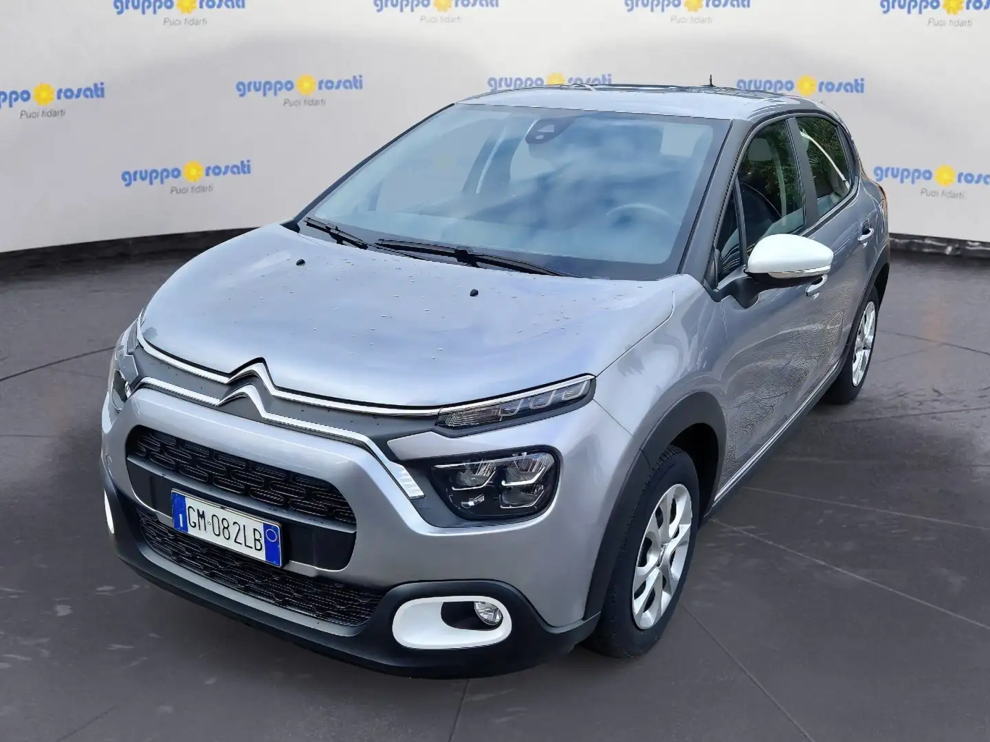 Citroen C3 III 2017 1.2 puretech Shine s&s 83cv neopatentati Grigio - 1