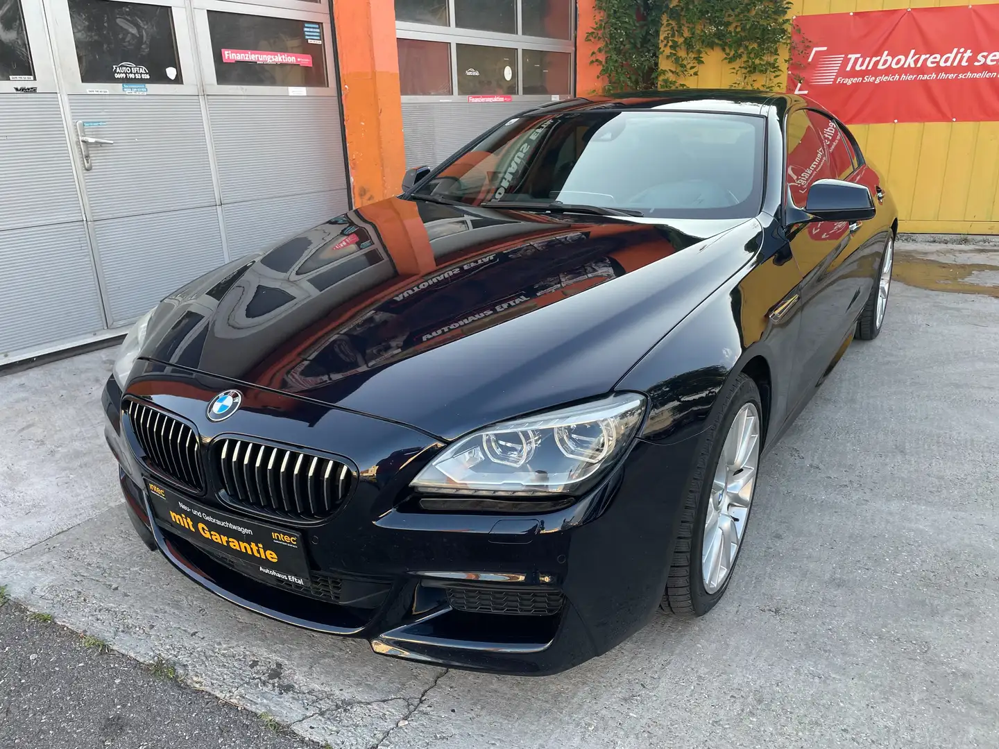 BMW 640 d Gran Coupe*M-PAKET*NAVI*XENON*F1*LEDER*KREDIT* Zwart - 2