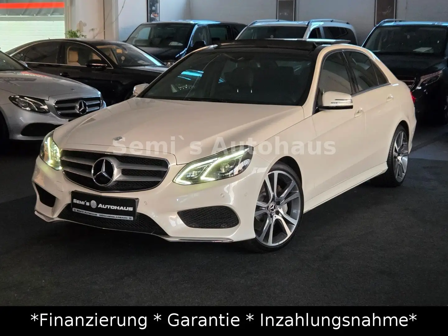 Mercedes-Benz E 350 BlueTec 4Matic|AMG|Pano|1.Hand Blanc - 1