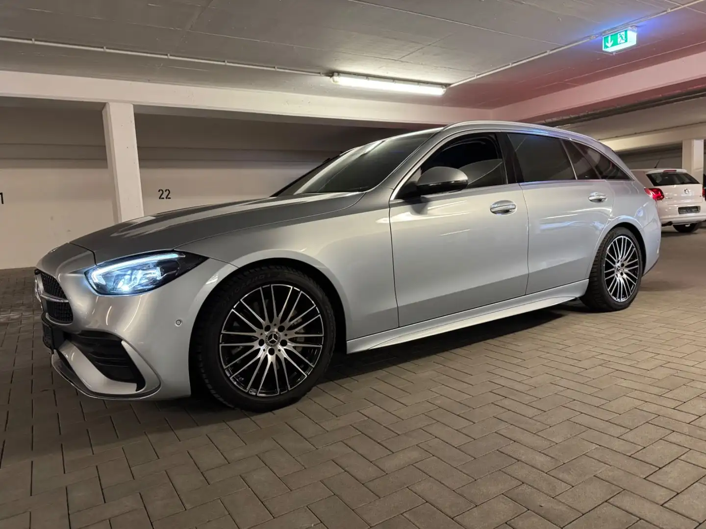 Mercedes-Benz C 200 200 C T-Modell / AMG / GARANTIE Silber - 1