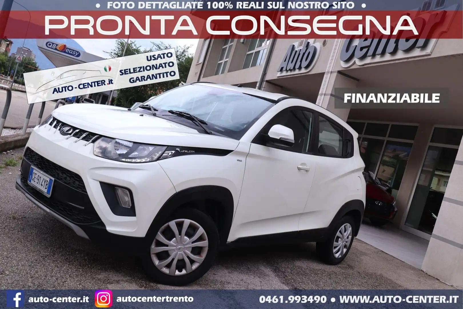 Mahindra KUV100 1.2 K6+ 5PORTE 83CV *NEOPATENTATI Weiß - 1