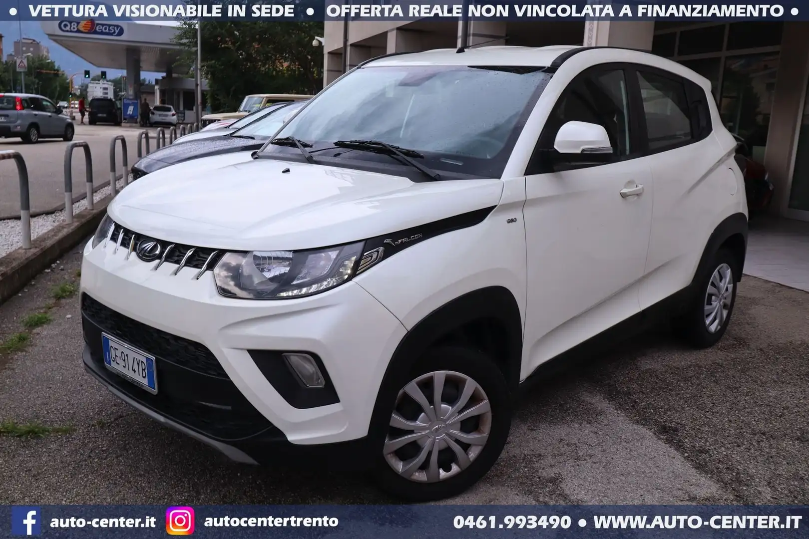 Mahindra KUV100 1.2 K6+ 5PORTE 83CV *NEOPATENTATI Weiß - 2