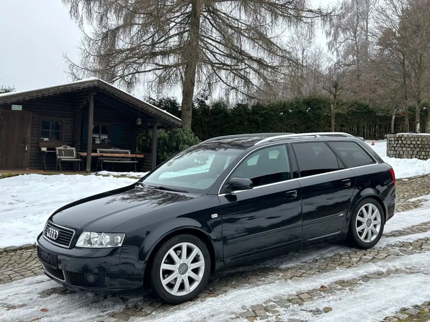 Audi A4 1.8T 163PS Quattro Avant,2xSLINE,6Gang,TÜV!! Schwarz - 1